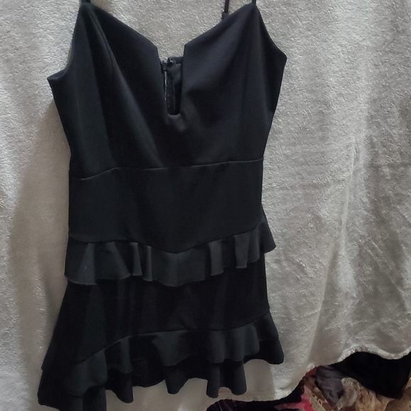 Forever 21 Sexy LBD Little Black Dress Like New Sz L or 8/10 - Picture 13 of 14